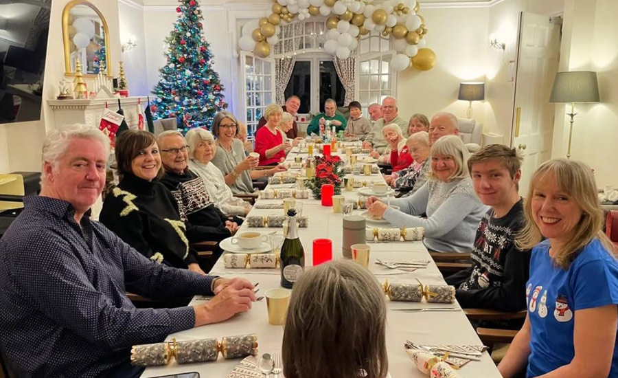 A Grand Christmas Celebration At Kingfishers Care Home