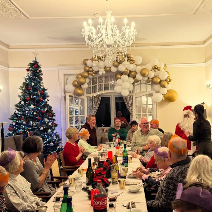 A Grand Christmas Celebration At Kingfishers Care Home
