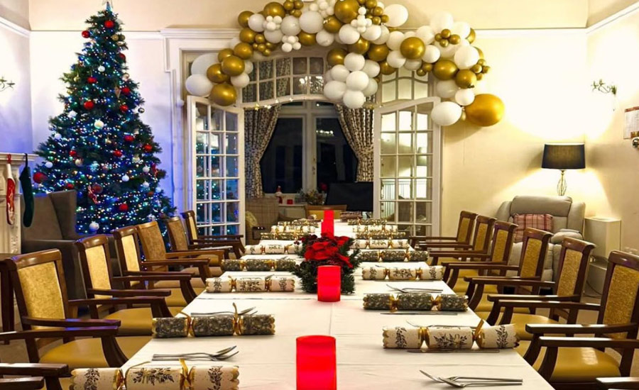 A Grand Christmas Celebration At Kingfishers Care Home