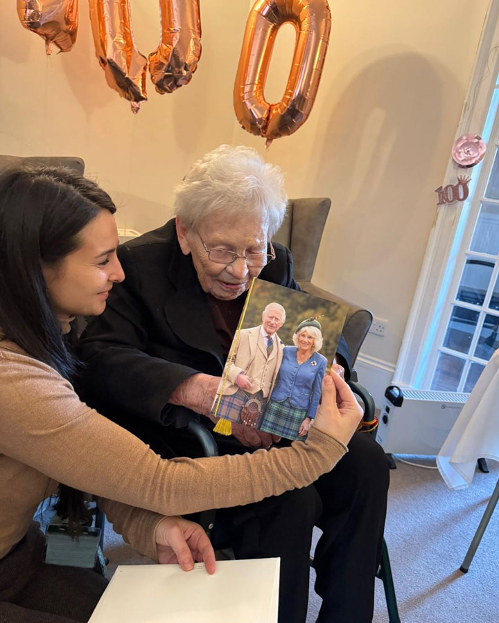 Patricia Celebrates 100th Birthday At Kingfishers Care Home